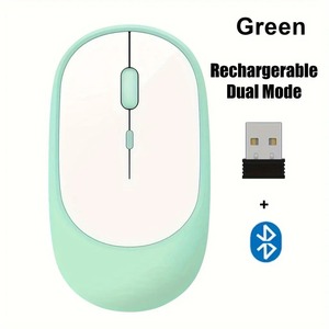 Ratón Recargable de Modo Dual, Bluetooth 5.2 y 2.4G, USB, Silencioso, Inalámbrico, para Computadora, Portátil, Tableta, Macbook - Product Image 4