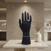 Présentoir de Bijoux en Forme de Main de Mannequin en PVC pour Magasin de Détail – Support pour Bagues, Bracelets, Montres et Gants – Accessoire de Vitrine