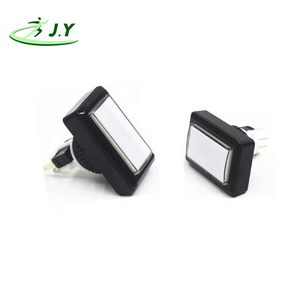 Bouton LED rectangulaire en plastique avec prise EU JY pour borne d'arcade et console de <span class=keywords><strong>jeu</strong></span> vidéo - Product Image 2