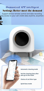 8L Big Capacity Automatic <strong>Cat</strong> Litter Box Can Be Used for 14 Days Integrated Safety Self Cleaning <strong>Cat</strong> Litter Box for Multiple <strong>Cat</strong> - Product Image 5
