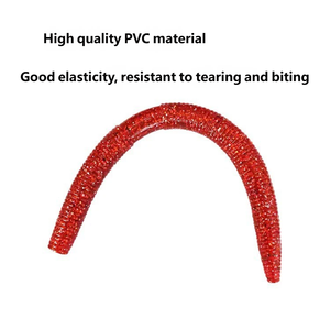 เหยื่อตก<span class=keywords><strong>ปลา</strong></span>แบบนิ่ม รูปหนอน ขนาด 4 นิ้ว ทำจากพลาสติก ABS รูปหนอนดินเทียม สำหรับ<span class=keywords><strong>ปลา</strong></span>แบส <span class=keywords><strong>ปลา</strong></span>แมนดาริน จมน้ำช้า มีตะกั่วในตัว - Product Image 1