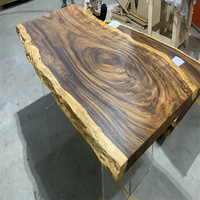 Nouveau design de table en bois massif étanche à l'humidité personnalisable par l'usine