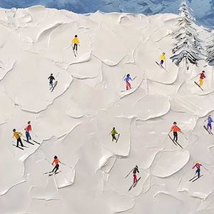 <span class=keywords><strong>Darling</strong></span> DRZ101 maison Art décoratif photo couteau abstrait toile peinture à l'huile peinture murale - Product Image 2