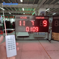 Affichages électroniques personnalisés, tableaux de scores LED pour le football, le basketball, affichage du temps et du score, fabricant d'équipements sportifs