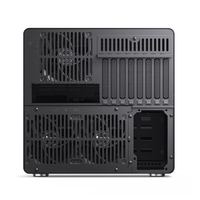 Boîtier Jonsbo N5 NAS de stockage et GPU Pc haute performance prend en charge les cartes mères EATX à 8 emplacements à échange à chaud et la carte d'extension pleine hauteur