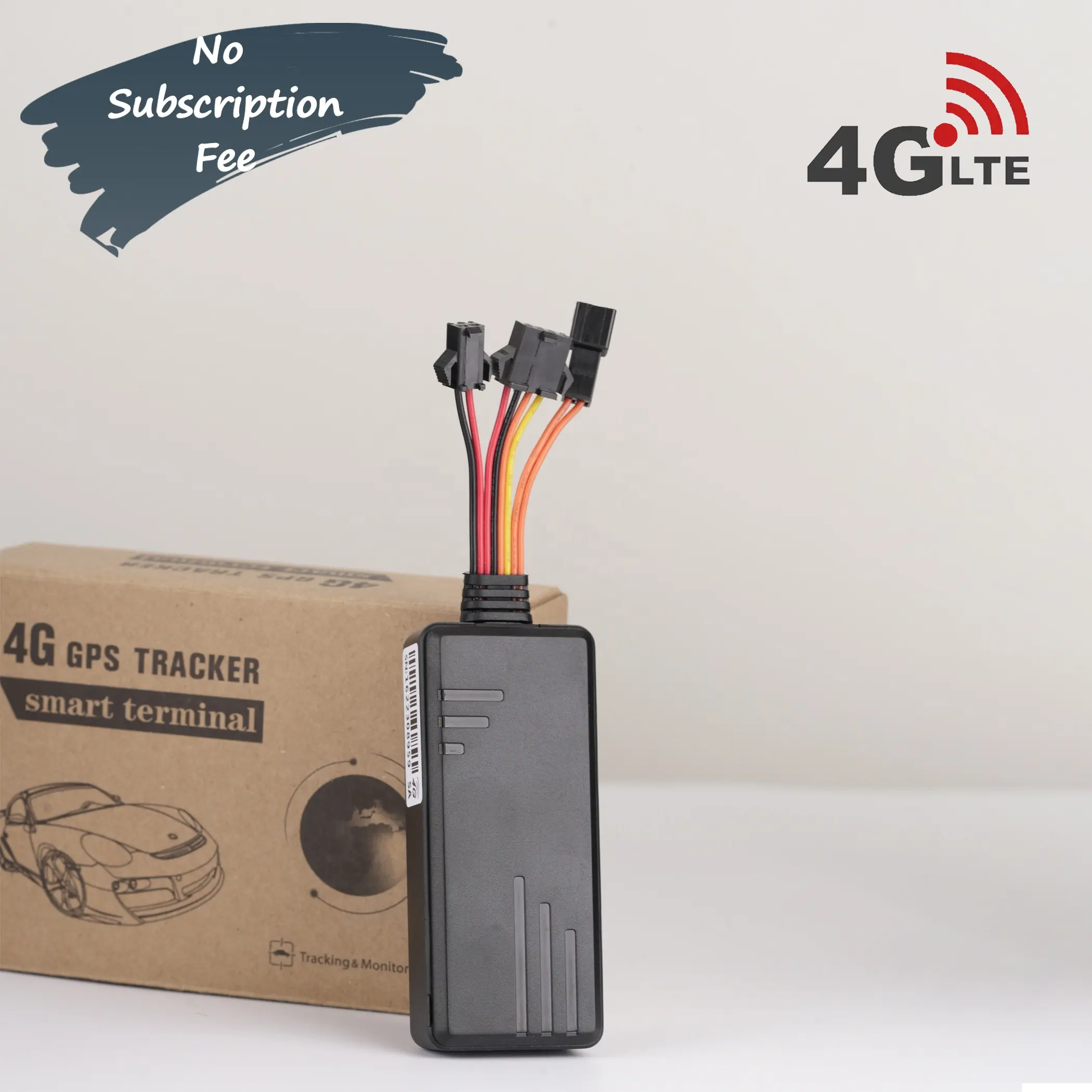 Pelacak GPS mobil 4G 2G 8 kabel sistem pelacakan kendaraan dengan deteksi ACC mesin bahan bakar penjepit mobil dan sewa bisnis