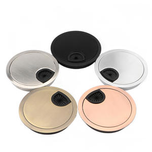 Passerelle de câbles de bureau en alliage de zinc au design moderne et épuré, <span class=keywords><strong>cache</strong></span>-trou pour câbles, plusieurs spécifications, boîte à câbles - Product Image 5