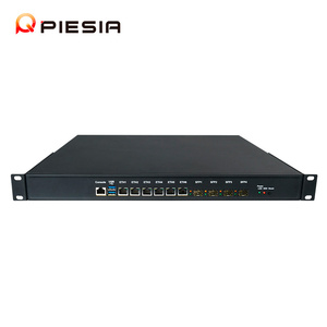 Piesia LGA1700 Alder-Lake Procesador 1U Servidor de chasis en rack 4 * SFP + 10G Pfsense Mini Pc 6Lan * i226v Mini Pc de cortafuegos A LA XL710-BM2 - Product Image 3