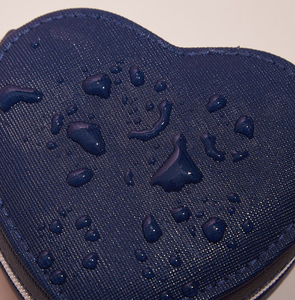 Boîte à bijoux de voyage personnalisée en cuir PU et velours, petite, en forme de cœur, avec fermeture éclair, pour la Saint-Valentin, vente en gros - Product Image 6