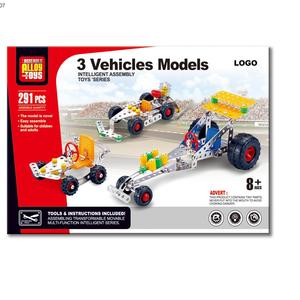 Juguete educativo 3 en 1 DIY ensamblar modelo de vehículo, coche de <span class=keywords><strong>Metal</strong></span> de construcción de 291 piezas - Product Image 5