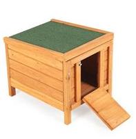 Niche en bois pour chien et chat avec porte