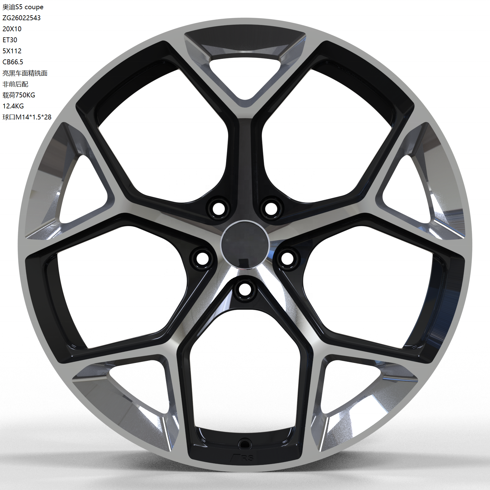 Noir + rayon polonais