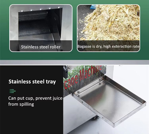 Extractor de Jugo de Caña de Azúcar Comercial de Acero Inoxidable, 450W, Multivoltaje, para Uso Doméstico y Comercial, Precio Bajo al por Mayor - Product Image 2