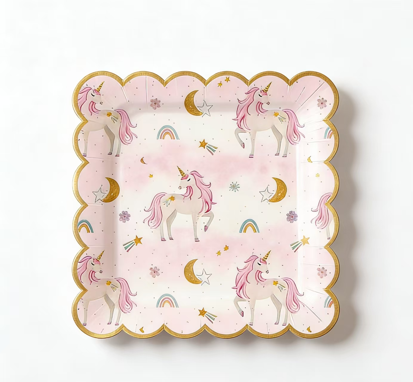 จานกลม 7 นิ้ว * 8 ชิ้น