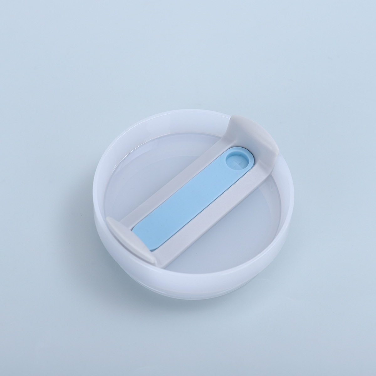 Corps opale gris clair feuille-silicone bleu