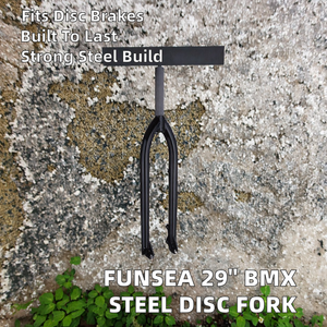 Fourche de vélo rigide BEERIDE COMPONENTS PRIVATE LIMITED 29 pouces en acier Hi-ten 1020, pour frein à disque, avec tige de direction sans filetage solide - Product Image 2