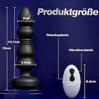 TT FOREST Ferngesteuerte Analkugeln Dildo Vibrierender Prostata-Massager Wasserdicht Tragbar Umweltfreundlich Unisex Training