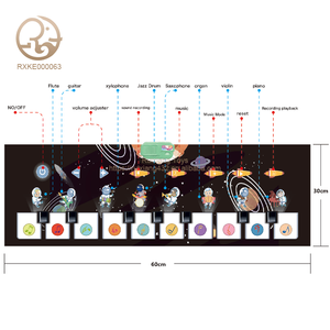 Alfombrilla de <span class=keywords><strong>Piano</strong></span> de 60x30CM, alfombrilla de estilo espacio exterior, teclado de música portátil, alfombrilla de gimnasio, alfombrilla Musical <span class=keywords><strong>para</strong></span> bebé con Pedal de <span class=keywords><strong>Piano</strong></span> - Product Image 1