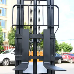 エレベーター使用ミニスタッカー小スペース900kg1000kg1200kgリフタートランシーバーカウンターバランスパレットスタッカー