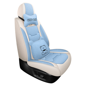 Tüm sezon evrensel araba koltuğu pamuk ve keten otomobiller için yeni nesil jenerik koltuklar kapakları - Product Image 2