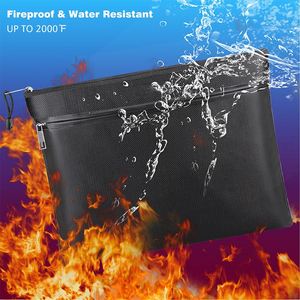 Sacs à fermeture éclair personnalisés de qualité supérieure pour l'école et le bureau, résistants au feu et à l'eau, pour documents, cartes et argent liquide - Product Image 4