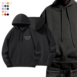 330G Venta al por mayor Unisex Sudadera con capucha Oem Logotipo bordado personalizado <span class=keywords><strong>Ropa</strong></span> en relieve Sudadera con capucha Compra a granel Sudaderas con capucha lisas en blanco con impresión - Product Image 1