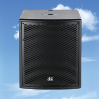 Subwoofer actif professionnel de 1000 W, 12 pouces, équipement audio avec module d'amplification intégré pour les événements d'église