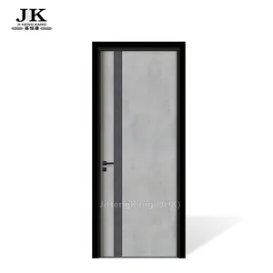 JHK-F01-5 화재 정격 문 루버 적층 플러시 문 멜라민 Woodgrain 플러시 문
