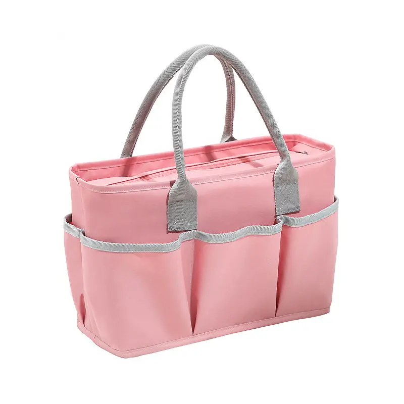 Yeni çok cep bayanlar termal yalıtım öğle soğutucu çanta taşınabilir büyük kapasiteli moda kadınlar için yemek kabı tote çanta