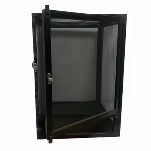 Örgü teraryum ile alüminyum bukalemun kafes 50*50*100cm dayanıklı evcil hayvan kafesi - Product Image 3