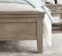 Lit en bois massif de style rustique moderne, nouvelle conception, pour villa, plateforme, taille King et Queen