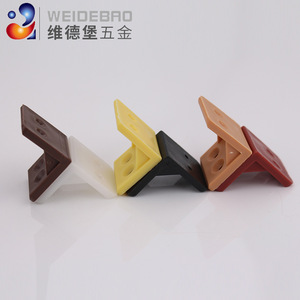 Support d'angle en plastique en forme de L Weidebao 27,5 mm 90 degrés pour supports d'étagères et connecteurs de meubles - Product Image 2