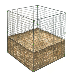 Composteur en treillis métallique pour feuilles de jardin - Product Image 5
