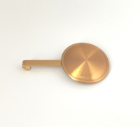 Kits de pendule d'horloge portable AIDA Square Modern Metal, mouvement mécanique, longueur 150 mm, pour bricolage