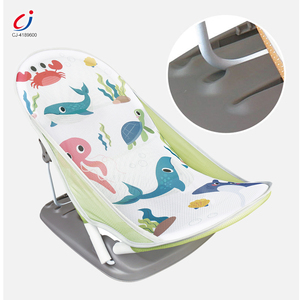 Chaise de bain pour bébé en plastique Chengji, créative et amusante, sur le thème des animaux marins, chaise de douche pour bébé pour la salle de bain - Product Image 2