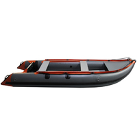 KAYAK 370cm Dark Light Bateau gonflable certifié CE avec tapis d'air personnalisé en hypalon et PVC