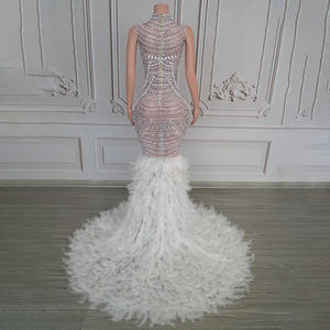 Нованс Y3710-E трендовые дропшиппинг товары без рукавов Дешевые платья для выпускного вечера 2025 элегантные с кристаллами модная женская одежда для вечеринки - Product Image 6