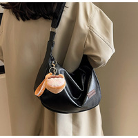 Sac fourre-tout hobo en cuir souple huilé de style classique et luxueux, avec fermeture éclair, sac à bandoulière vintage pour femme
