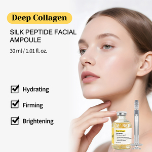 Ampoule intensive de <span class=keywords><strong>collagène</strong></span> profond, de <span class=keywords><strong>soie</strong></span> et de peptides, <span class=keywords><strong>lifting</strong></span>, anti-âge, raffermissant, réparateur, sérum pour le visage, 55 ml, <span class=keywords><strong>soin</strong></span> de la peau, OEM - Product Image 4