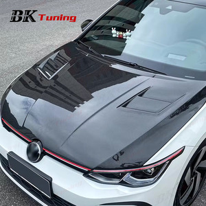 Cubierta de Motor BK Tuning para <span class=keywords><strong>VW</strong></span> <span class=keywords><strong>Golf</strong></span> <span class=keywords><strong>VIII</strong></span> MK8 TSI GTI R-Line, Capó Delantero de Fibra de Carbono Gold8 para Volkswagen <span class=keywords><strong>Golf</strong></span> 8 V - Product Image 6