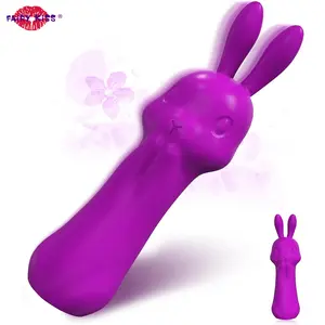 兔子新设计阴蒂刺激器批发10功能便携式硅胶g点迷你兔子子弹振动器