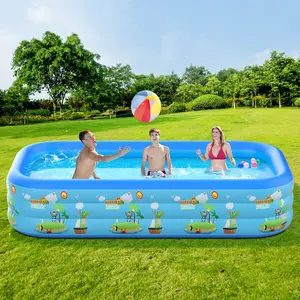 Chegada nova Portátil Ec- friendly PVC Luxuosa Piscina Inflável Ao Ar Livre Para A Família Jogar