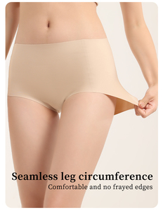 Mutandine da <span class=keywords><strong>donna</strong></span> in nylon senza cuciture, effetto seta ghiaccio, alta elasticità, con logo personalizzato, alta qualità, vendita all'ingrosso, disponibili in magazzino. - Product Image 6