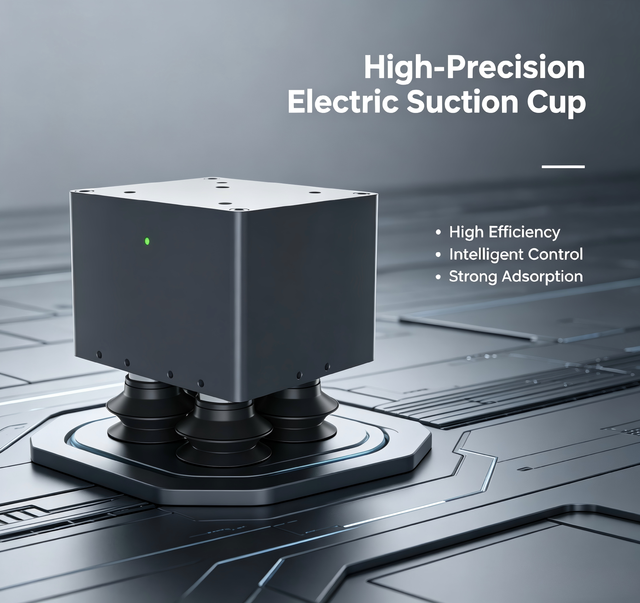 Arcsec Drive Electric Vacuum Suction Cup, Industrial Grade Multi-Suction Cups for Robotic Arm Material Handling