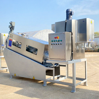 Presse à vis automatique multi-disques pour déshydratation des boues nouvelle condition déshydrateur de boues d'eaux usées avec composant de moteur central