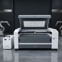 Livraison Gratuite RECI 1060 9060 Machine de découpe et gravure laser CO2 Ruida refroidie par eau pour MDF, bois, cuir, caoutchouc, acrylique, pierre