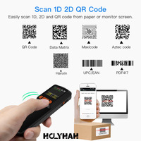 Nouveau Scanner de Code QR Sans Fil Haute Performance Portable pour l'Expédition en Entrepôt, Lecteur de Codes Unidimensionnels, Garantie 1 An