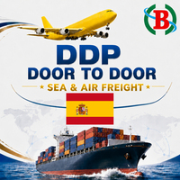 Transitaire de Chine vers l'Espagne DDP DAP DDU FCL LCL Fret maritime en conteneur LCL Express Agent d'expédition porte-à-porte Cargo