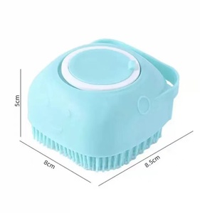 Wholesale <b>Silicone</b> Dog Cat Bath Clean Grooming Brush Self Cleaning Portable Pet Grooming Shower Shampoo Combs <b>Tools</b> - Product Image 4