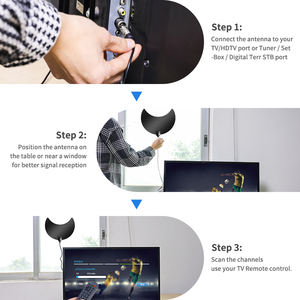 חם מכירה אלחוטי חינם ערוצים 50 קילומטרים מוגבר טווח ארוך hdtv פעיל hdtv טלוויזיה hd - Product Image 6